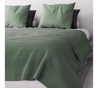 Soleil d'ocre ADELE Colcha, Verde, 220 x 240 cm