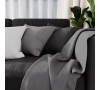 Soleil d'ocre ADELE Tartan Manta, Gris, 140 x 200 cm