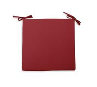 Soleil d'ocre Alix Cojin Silla 40X40X3 cm, Rojo