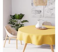 Soleil d'ocre Mantel Antimanchas Alix Redondo, Amarillo, Diametre 180 cm