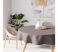 Soleil d'ocre Mantel Antimanchas Alix Redondo, Marrón, Diametre 180 cm