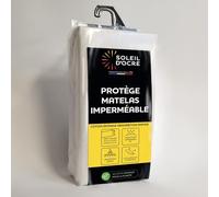 Soleil d'ocre, Bouclette Protector de colchón para bebé, colchón, Blanco, 70 x 140 cm