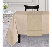 Soleil d'ocre Camino de Mesa Venecia, Beige (Crudo), 40 x 170 cm