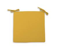 Soleil d'ocre, Cojin de silla exterior impermeabilizada 40X40X5 cm ALIX amarillo
