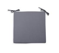 Soleil d'ocre Cojin de Silla Exterior Impermeabilizada Alix, 40X40X5 cm, Gris