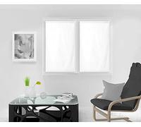 Soleil d'ocre Visillo para Ventana Dolly, Blanco, 60 x 120 cm