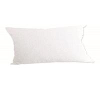 Soleil d'ocre ESPONJA Funda de almohada impermeable, Blanco, 50 x 70 cm