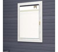 Soleil d'ocre Esprit Marin Visillo de algodón, Azul, 60 x 90 cm