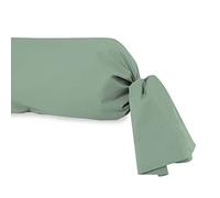 Soleil d'ocre Funda de almohada de algodón de 57 hilos, Verde Agua, 45 x 185 cm