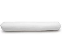 Soleil d'ocre Funda de Almohada cilíndrica Muletón Impermeable, Algodón/PU, Blanco, 70 x 140 cm