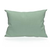 Soleil d'ocre Funda de almohada de algodón 57 hilos, Verde Agua, 50 x 70 cm