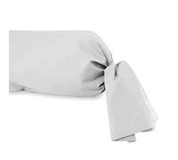 Soleil d'ocre Funda de almohada de algodón de 57 hilos, Blanco, 45 x 185 cm