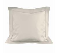 Soleil d'ocre PERCALE Funda almohada de algodón, Beige (Crudo), 63 x 63 cm