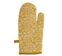 Soleil d'ocre, Guante de cocina puro algodón 16x32 cm mostaza VINTAGE
