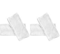 Soleil d'ocre Juego de 2 Toallas de visitante de algodón 500 gr/m2 Lagune, 30 x 40 cm, Blanco (Paquete de 2)