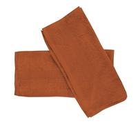 Soleil d'ocre Juego de 2 toallas de visitante de algodón 500 gr/m2 Lagune, 30 x 40 cm, Marrón (Tierra)