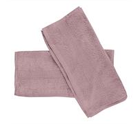 Soleil d'ocre Juego de 2 toallas de visitante de algodón 500 gr/m2 Lagune, 30 x 40 cm, Rosa