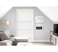 Soleil d'ocre Visillo para Puerta Ventana Louis, Blanco, 90 x 200 cm