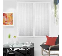 Soleil d'ocre Par de Visillos para Ventana Maelis, Blanco, 60 x 160 cm