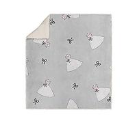 Soleil d'ocre Manta Polaire Sherpa Microfibra Estampado 110 x 170 cm Anais Gris, par