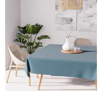 Soleil d'ocre Mantel Antimanchas Alix Cuadrado, Azul, 180 x 180 cm