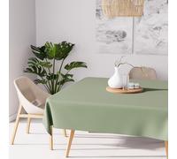 Soleil d'ocre Mantel Antimanchas Alix Cuadrado, Verde (Kaki), 180 x 180 cm