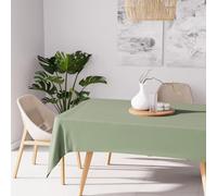 Soleil d'ocre Mantel Antimanchas Alix Rectangular, Verde (Kaki), 160 x 270 cm