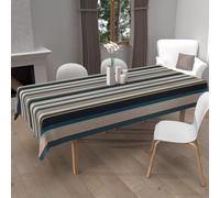 Soleil d'ocre, Mantel Impreso Antimanchas rectángulo 140x200 cm BAYADERES Azul