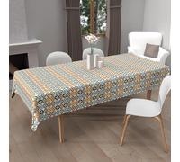 Soleil d'ocre - Mantel Impreso Antimanchas Rectangular (140 x 300 cm), diseño de oranos