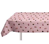 Soleil d'ocre, Mantel rectángular 140x240 cm CUP CAKE rosa