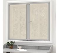 Soleil d'ocre Par de Visillos Lino, Beige (Crudo), 60 x 120 cm