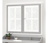 Soleil d'ocre Par de Visillos Lino, Blanco, 60 x 90 cm