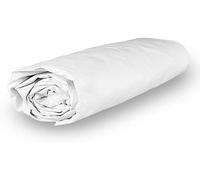 Soleil d'ocre PERCALE Bajera ajustable de algodón, Blanco, 160 x 200 cm