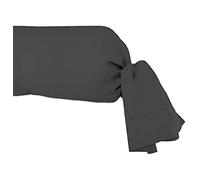 Soleil d'ocre PERCALE Funda almohada de algodón, Gris (Antracita), 85 x 185 cm