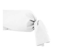 Soleil d'ocre Percale, Funda de travesaño de polialgodón, 45 x 185 cm, Blanco