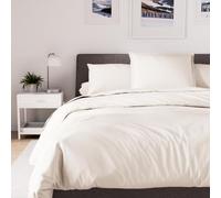 Soleil d'ocre Percale, Funda nórdica de polialgodón, 280 x 240 cm, Color Lino