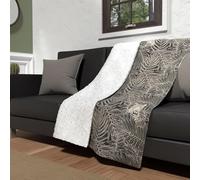 Soleil d'ocre Plaid,120 x 160 cm, gris