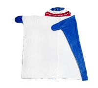 Soleil d'Ocre Polar Tartán, Poliéster, Azul, 110 X 140 cm