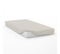 Soleil d'ocre Sábana Ajustable Bebe en algodón de 57 Hilos, Beige (Crudo), 70 x 140 cm