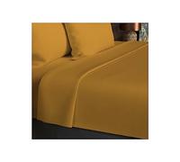Soleil d'ocre Sábana de algodón 57 hilos, Amarillo (Mostaza), 260 x 300 cm