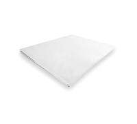 Soleil d'ocre, Sábana encimera en polialgodón 240 x 300 cm Percale Blanco, Ideal Alquiler vacacional y hostelería