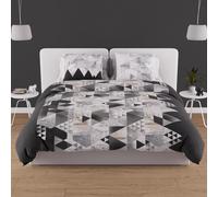 Soleil d'ocre, Set de fundas nórdicas 240X220 cm ANTRACITA NÓRDICA, 100% algodón