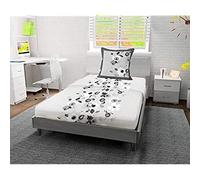 Soleil d'ocre, Set de sábanas 180X290 cm en algodón 57 Hilos ACUARELA gris