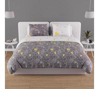 Soleil d'ocre, Set Funda nórdica 240X220 cm LISA Antracita 57 hilos/cm2