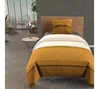 Soleil d'ocre Set funda nórdica de algodón 57 hilos/cm2, Amarillo, 140 x 200 cm