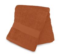 Soleil d'ocre Toalla de baño LAGUNE en algodón de 500 g/m2, 100 x 140 cm, tierra