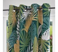 Soleil d'ocre Velo de ojales TANZANIE de algodón puro, 135 x 250 cm