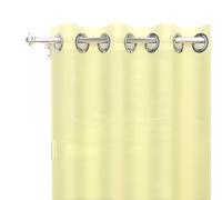 Soleil d'ocre Visillo con Ojales Alix, Verde (Verde Limón), 140 x 180 cm