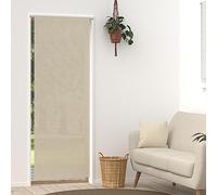 Soleil d'ocre Visillo para Puerta de Ventana Lino, Beige (Crudo), 70 x 200 cm