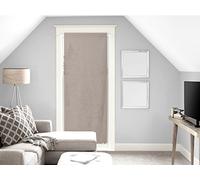 Soleil d'ocre Visillo para Puerta Ventana de algodón 90x200 cm Panama Topo